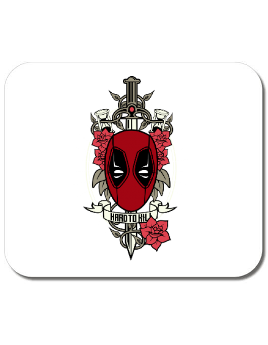 Mousepad personalizat hard to kill alb