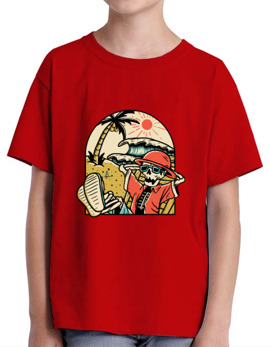 Tricou adler copil have a break rosu