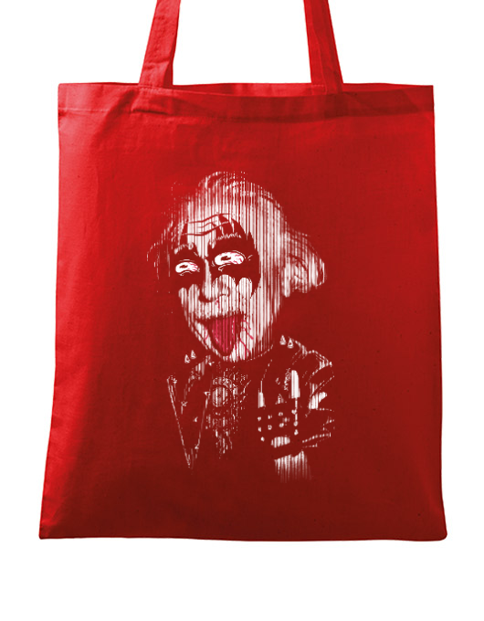 Sacosa din panza albert rockeinstein rosu