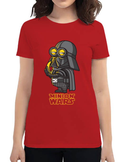Tricou adler dama minion wars rosu