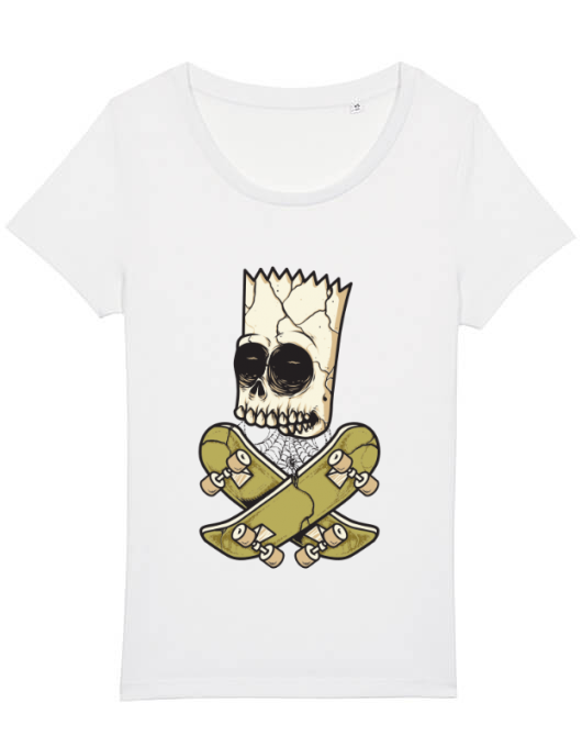 Tricou stanley stella dama death of skateboarder alb