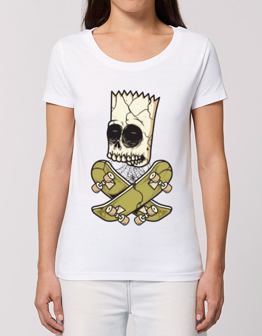 Tricou stanley stella dama death of skateboarder alb