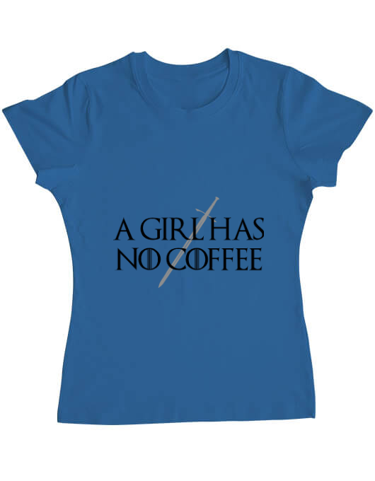 Tricou adler dama no coffee albastru azuriu