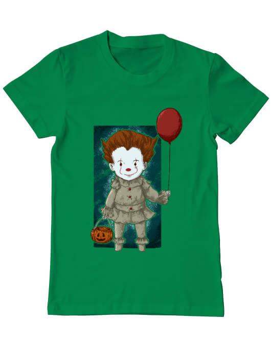 Tricou adler barbat little clown verde mediu