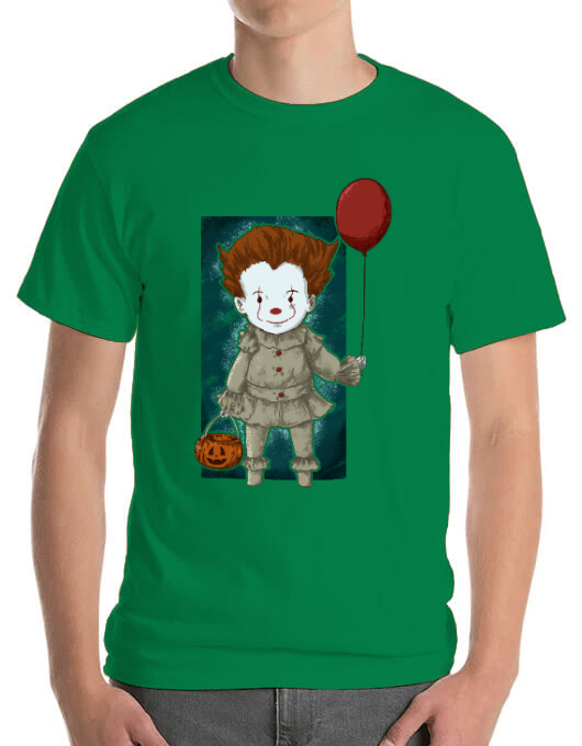 Tricou adler barbat little clown verde mediu