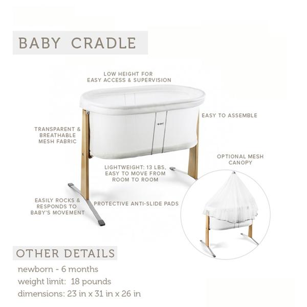 Patut leagan pentru bebelusi Harmony