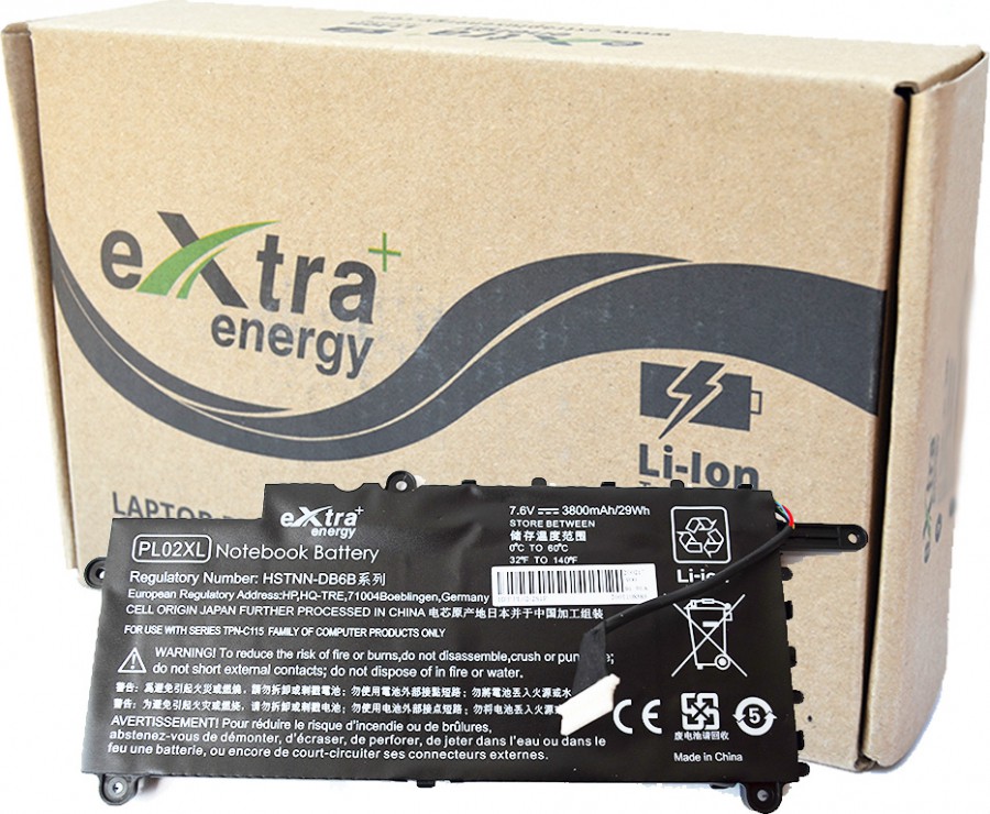 Baterie laptop eXtra Plus Energy pentru HP Pavilion x360 11-N x360 310 G1 PL02XL