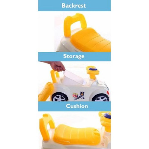 Olita Masinuta pentru copii cu volan alba