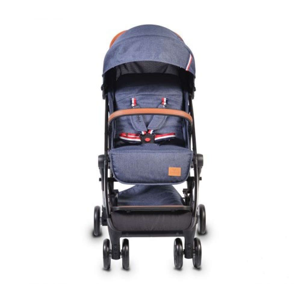 Carucior pliabil pentru copii Paris denim