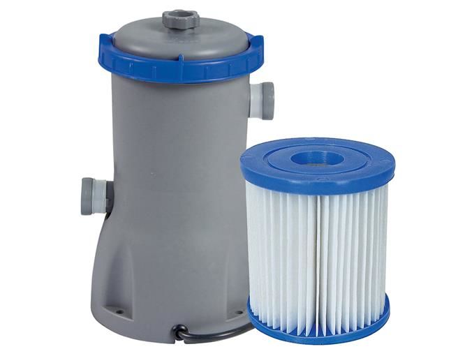 Pompa de filtrare apa pentru piscine cu filtru inclus, debit 3028 l/h, bestway 58386