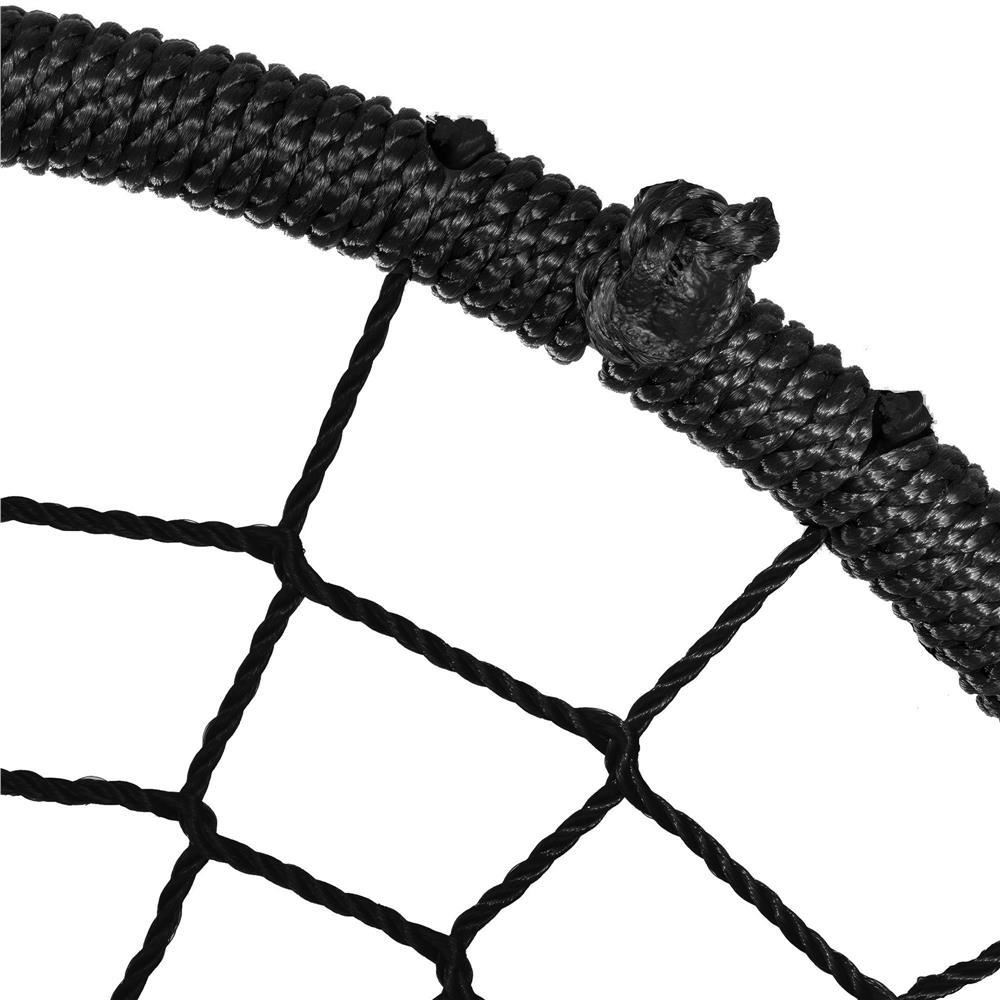Leagan suspendat, cuib de barza, tip panza paianjen, negru, max 180 kg, 100 cm, springos