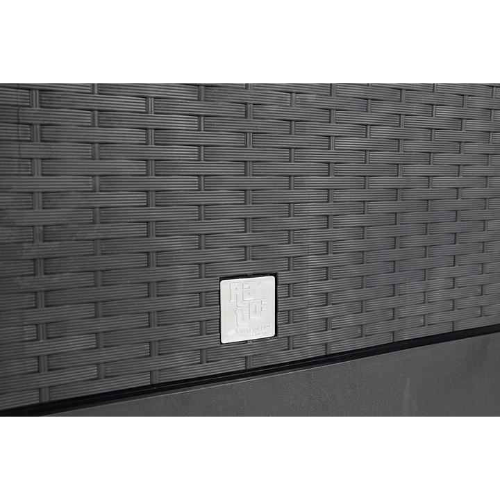 Lada depozitare de gradina, antracit, 119x48x60 cm, rato