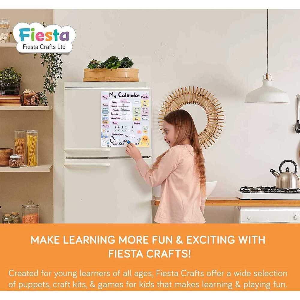 Calendarul meu magnetic 40 piese fiesta crafts