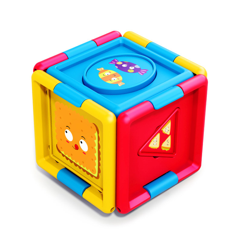Jucarie educativa hola toys - cubul logic