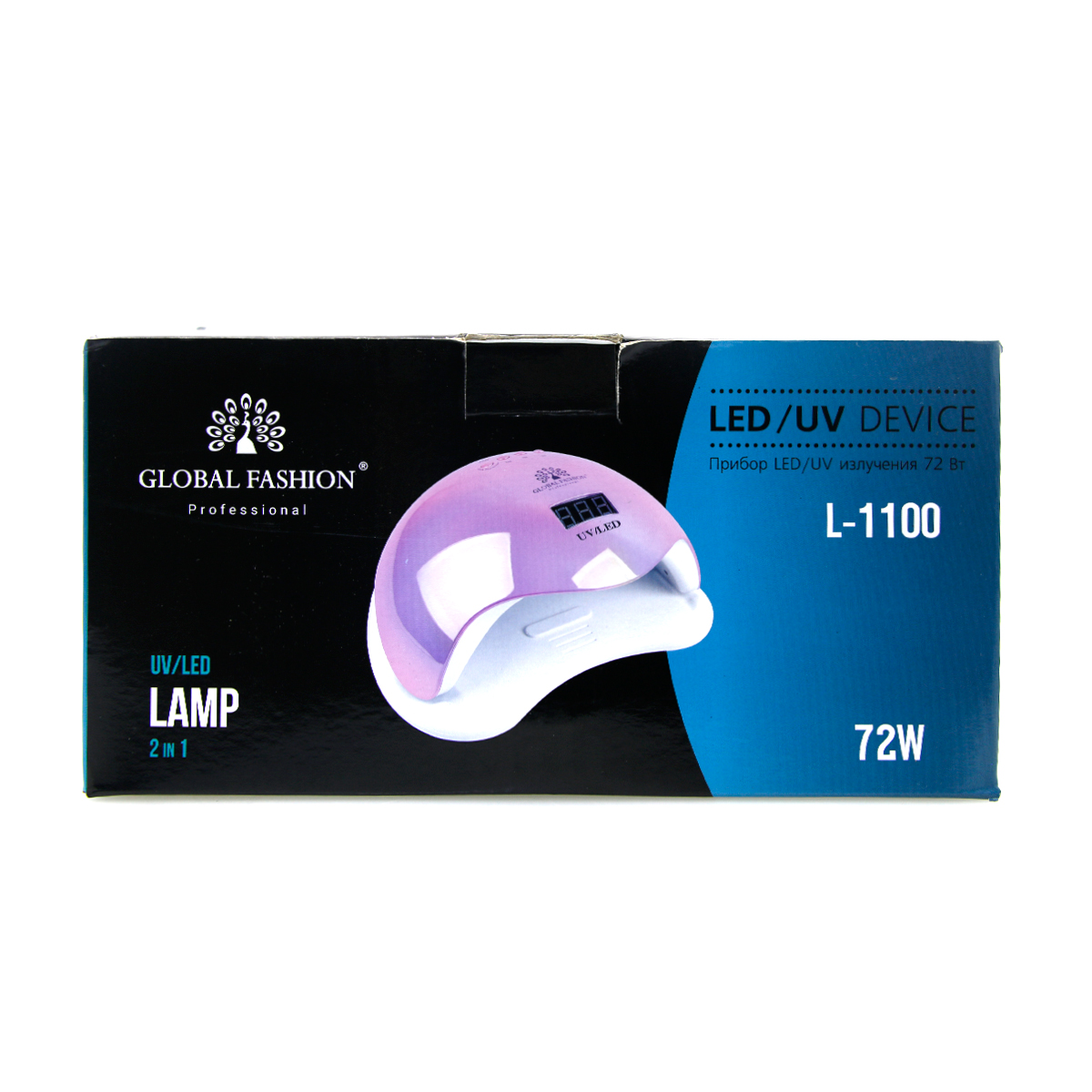 Lampa pentru unghii LED/UV 72W Global Fashion L-1100, silver
