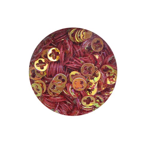 Set 12 decoratiuni unghii, Global Fashion, paiete flori, Rainbow