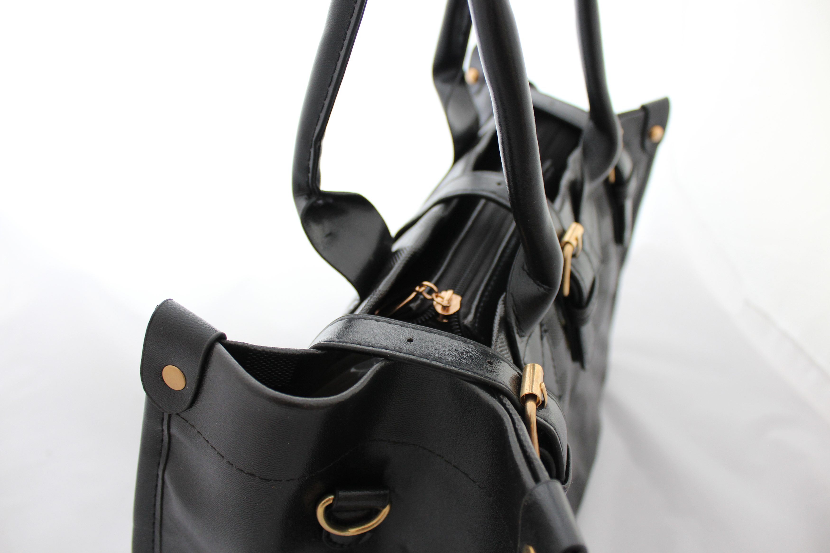 Geanta dama, bareta detasabila, Negru, LS00141