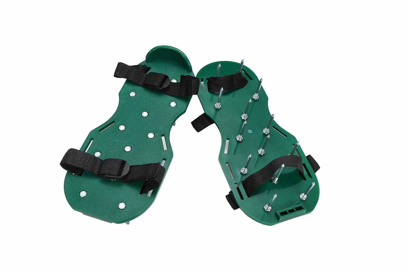 Sandale pentru aerat gazon, verde, 1 pereche, 1105