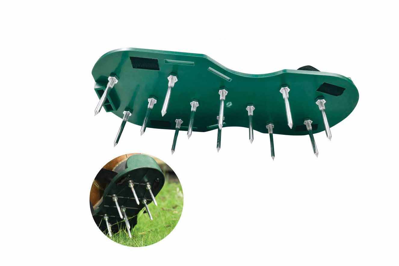 Sandale pentru aerat gazon, verde, 1 pereche, 1105