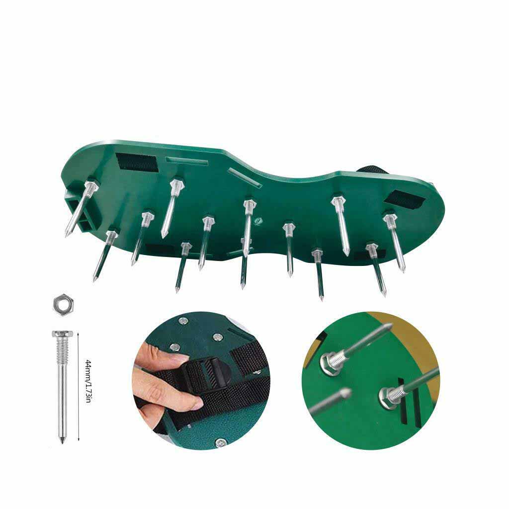 Sandale pentru aerat gazon, verde, 1 pereche, 1105