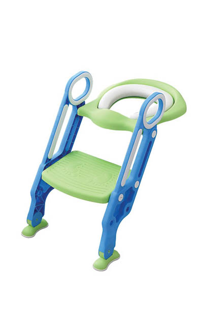 Reductor pentru toaleta cu scarita, verde/albastru, 400249