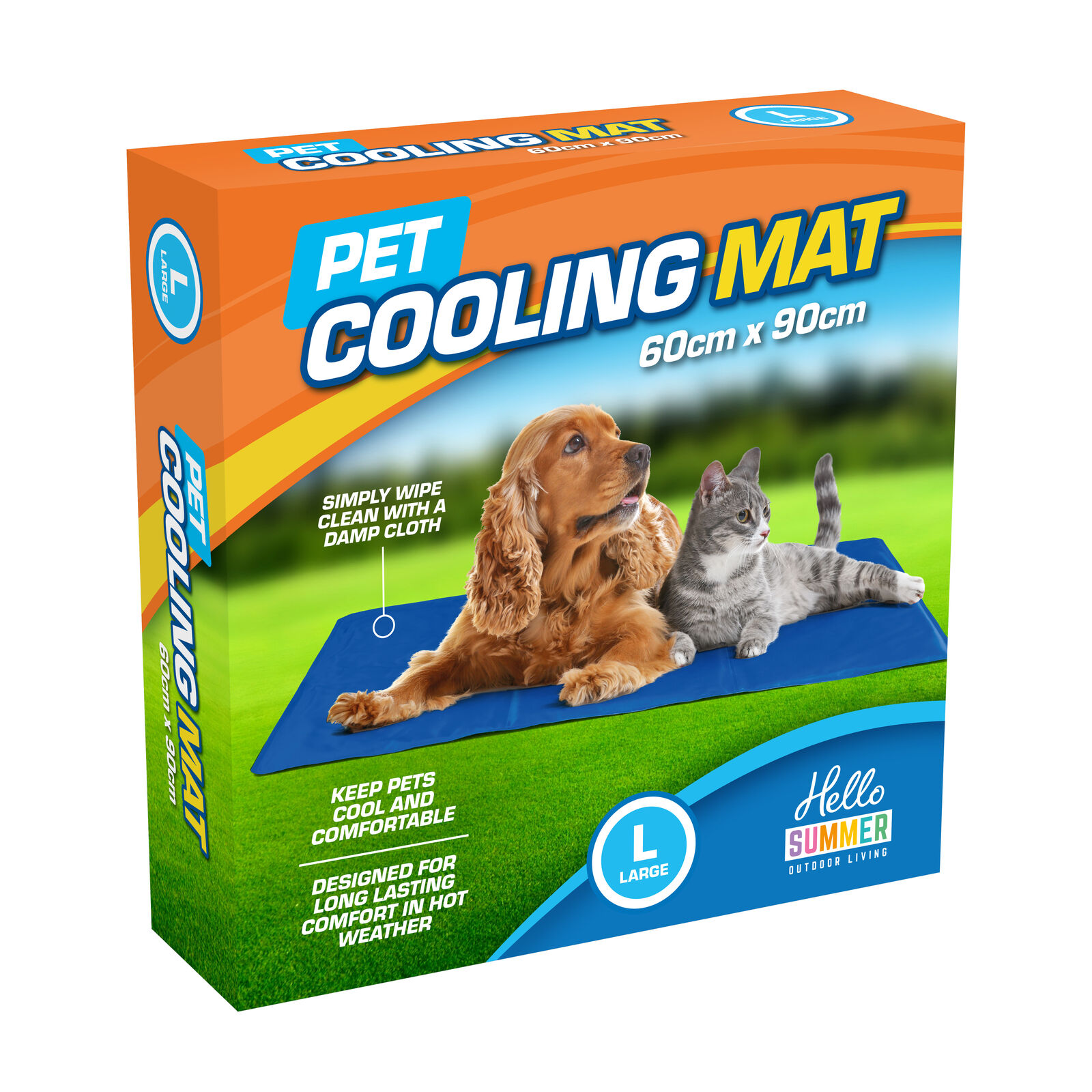 Patura termica cu gel pentru animale de companie, Cooling Pet Mat, 60 x 90 cm, Large