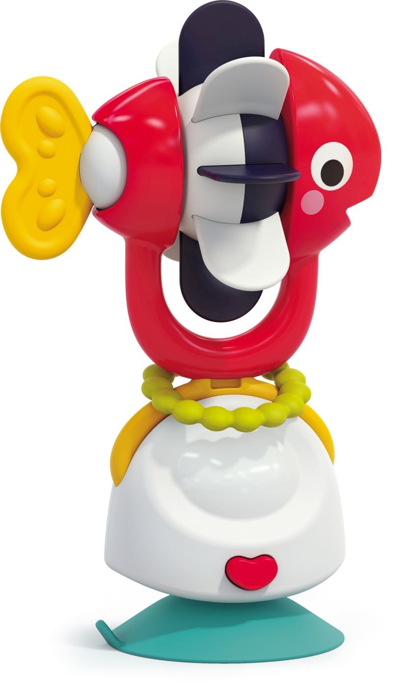 Jucarie bebe cu ventuza si zornaitoare pestisor hola toys