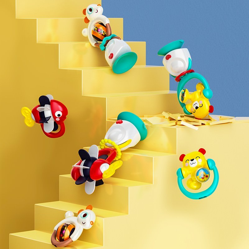 Jucarie bebe cu ventuza si zornaitoare pestisor hola toys