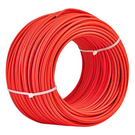 Cablu alimentare 100m 4 fire - rosu