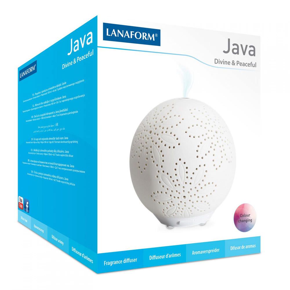 Difuzor de aromaterapie java lanaform