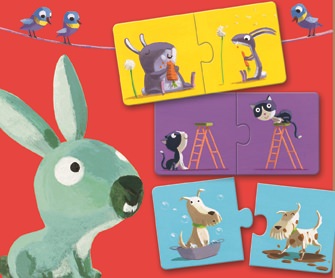 Puzzle duo djeco antonime