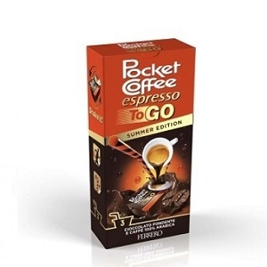 Pocket coffee espresso to go - ciocolata si cafea 100% arabica 3 buc  - 64,8ml
