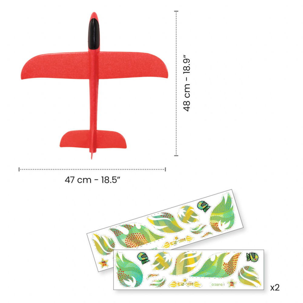 Avion de pompieri planor djeco