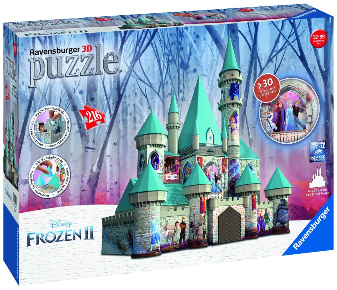 Puzzle 3d castel frozen ii 216 piese