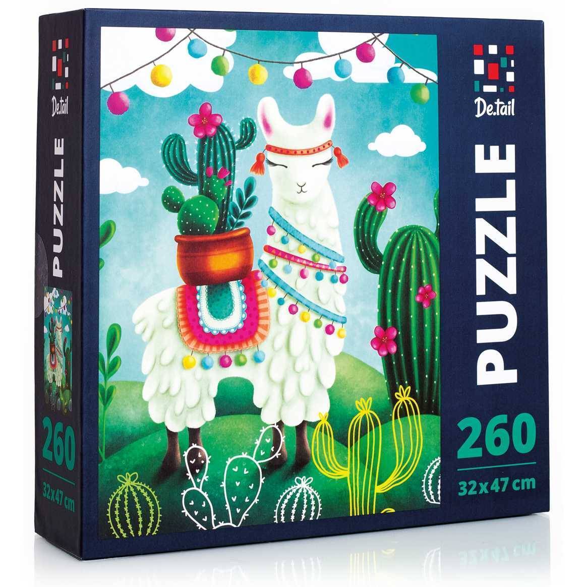Puzzle llama cutie, 32x47 cm, 260 piese de.tail dt200-02