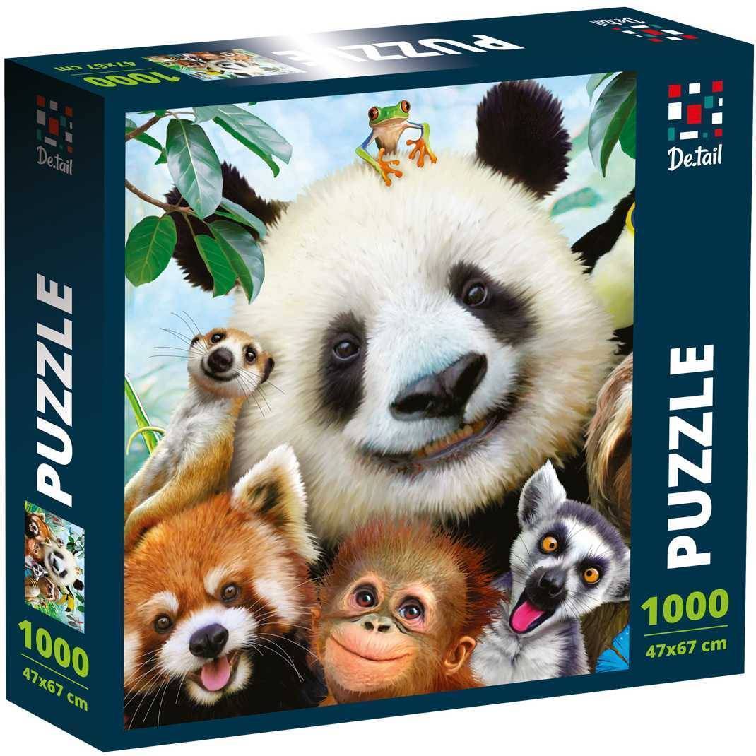 Puzzle zoo selfie, 47x67 cm, 1000 piese de.tail dt1000-03