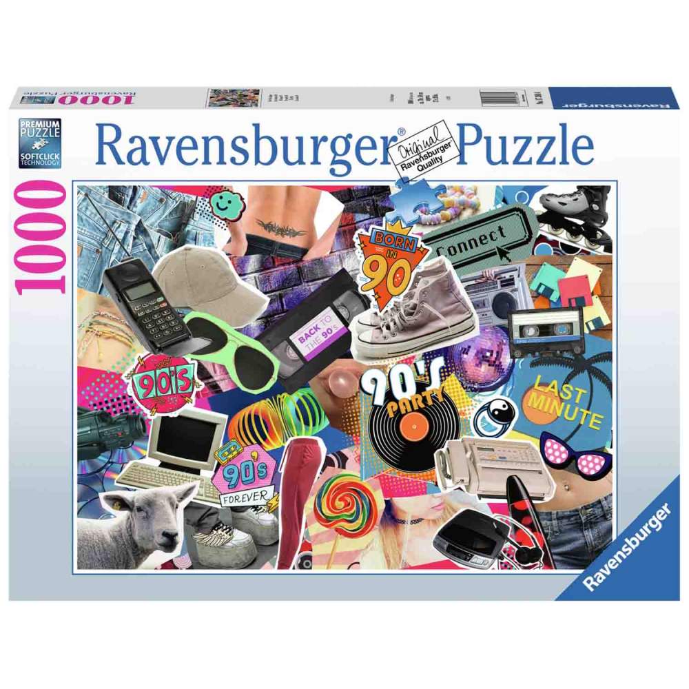 Puzzle 1000 piese ravensburger - anii 90