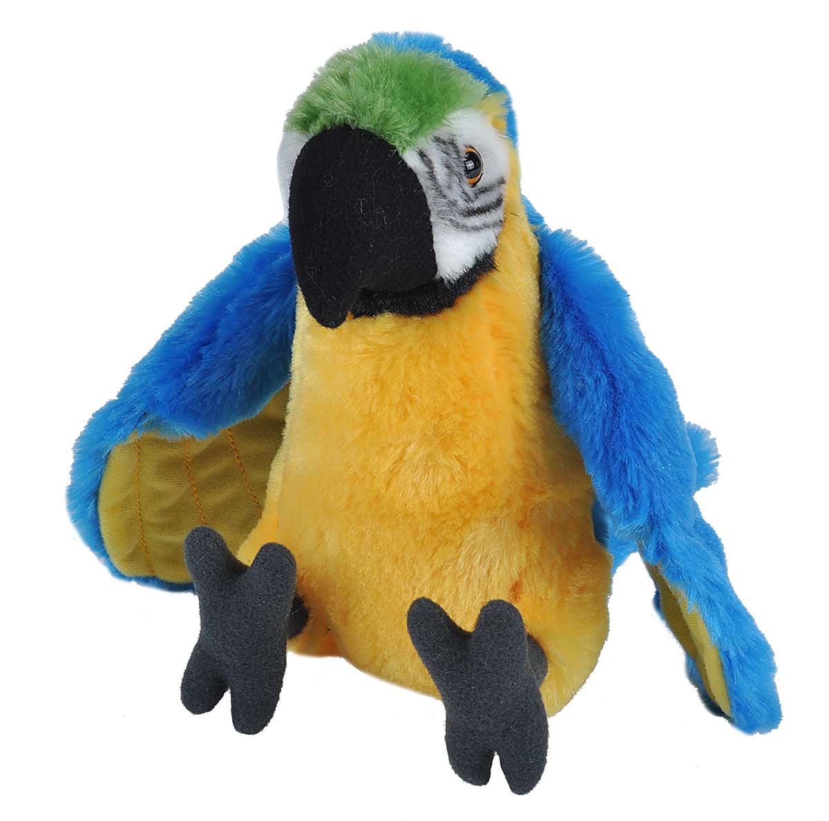 Papagal macaw galben - jucarie plus wild republic 30 cm