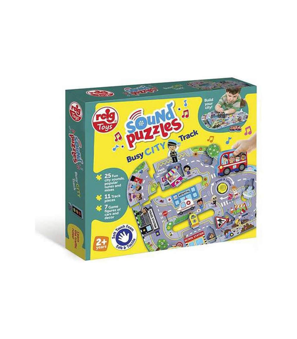 Puzzle cu sunete - orasul aglomerat