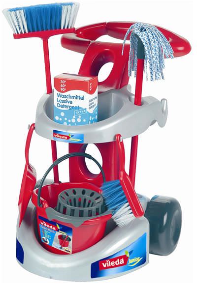 Carucior cu accesorii pentru menaj - vileda