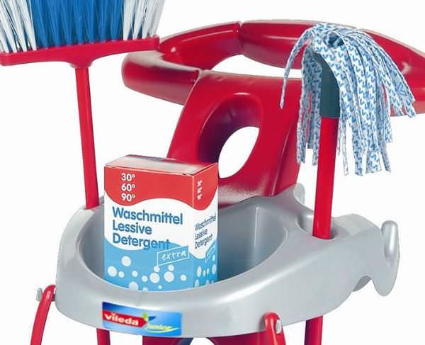 Carucior cu accesorii pentru menaj - vileda