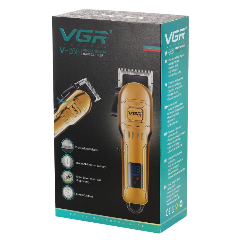 Aparat profesional de tuns vgr v268, usb, 10w