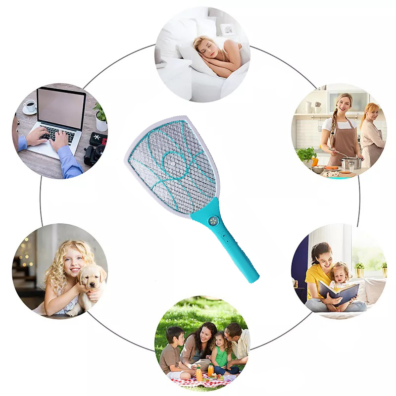 Paleta electrica anti insecte, iluminare led, usb, 4 modele