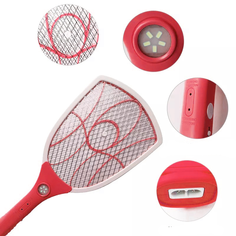 Paleta electrica anti insecte, iluminare led, usb, 4 modele