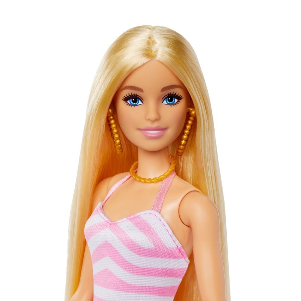 Papusa barbie cu accesorii plaja