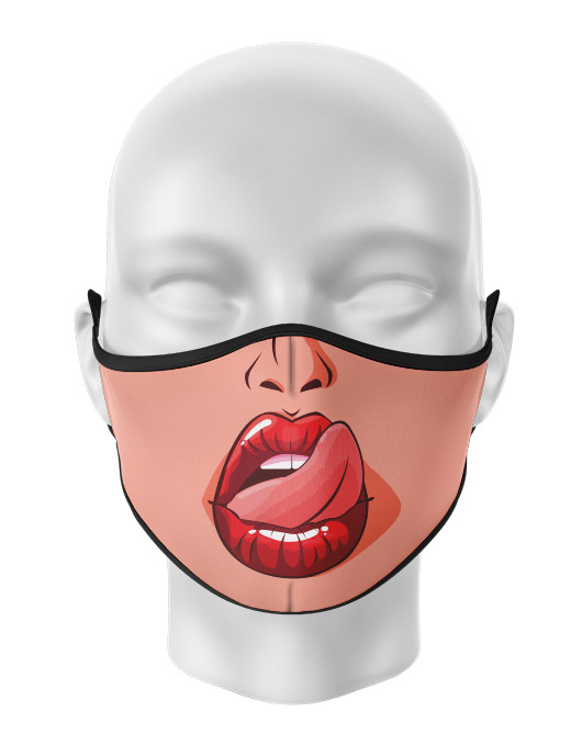 Masca de gura personalizata sexy girl