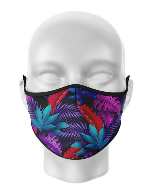 Masca de gura personalizata tropical