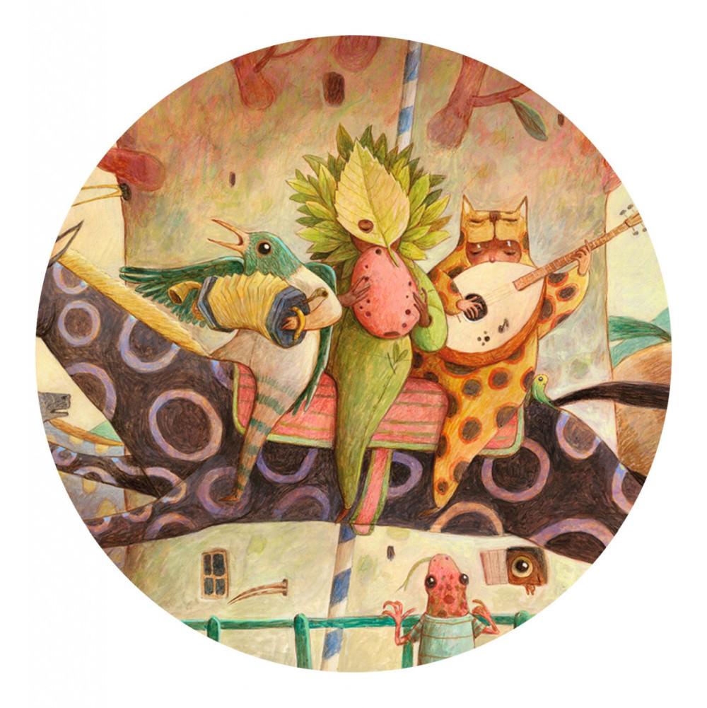 Puzzle galerie 100 piese la plimbare djeco