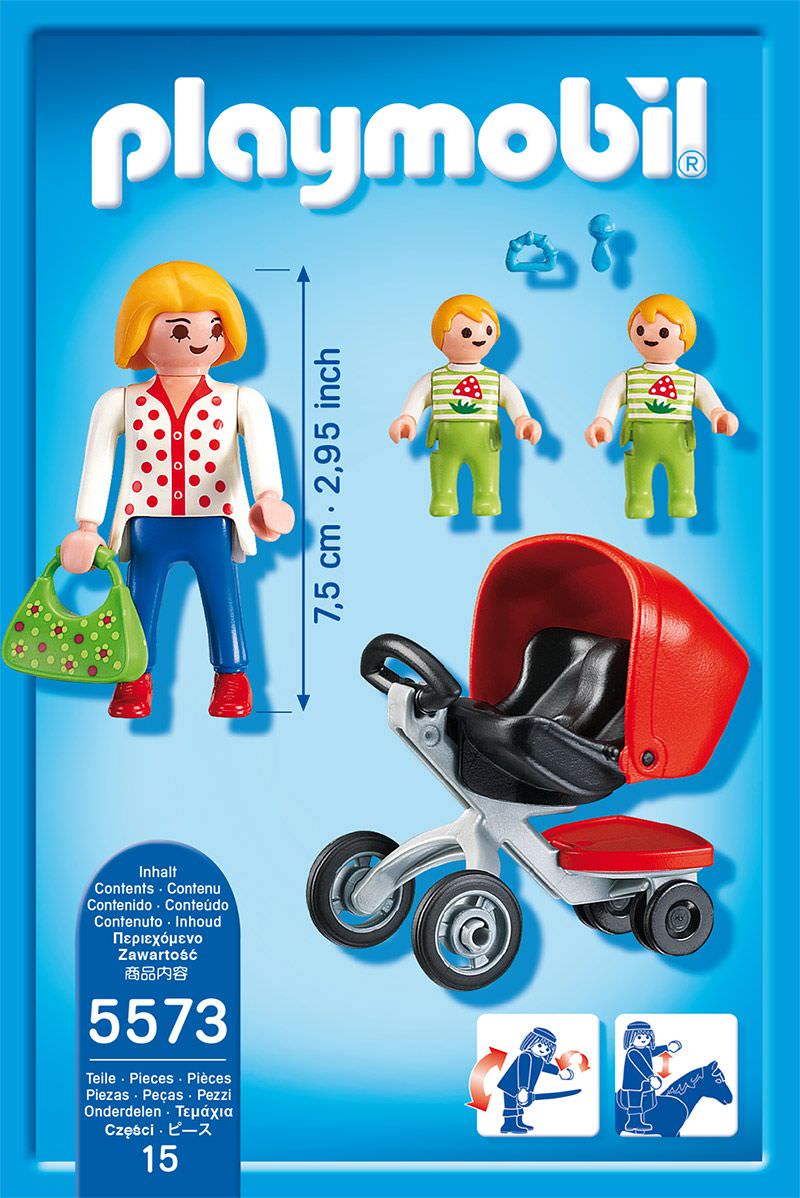 Playmobil city life - carucior cu gemeni