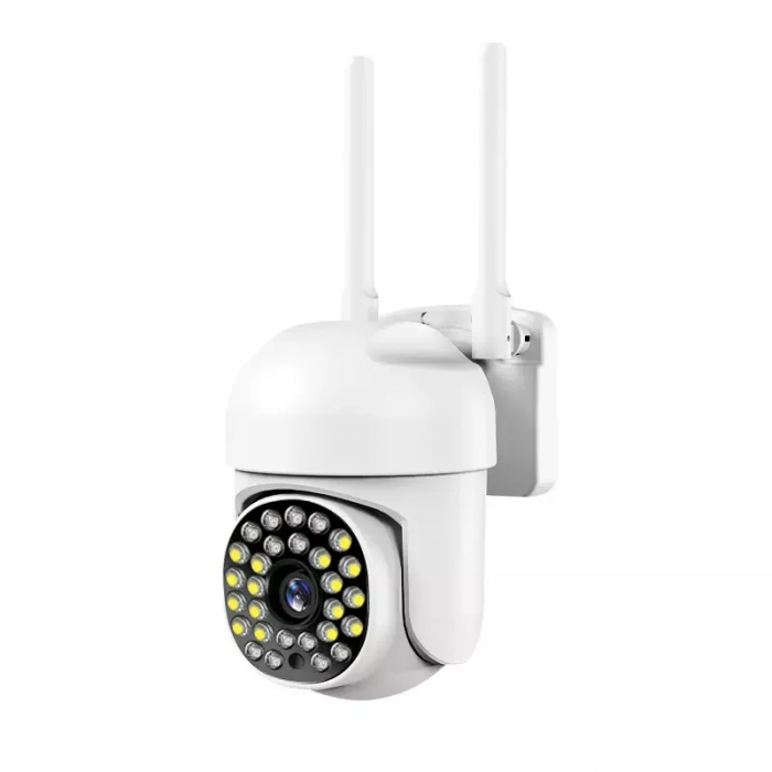 Camera de supraveghere, baby monitor , jt-8161qj, rezistenta la ploaie si praf, alb, wifi ip66
